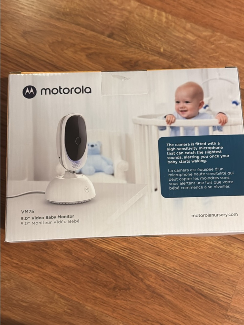Motorola White Baby Monitor VM75